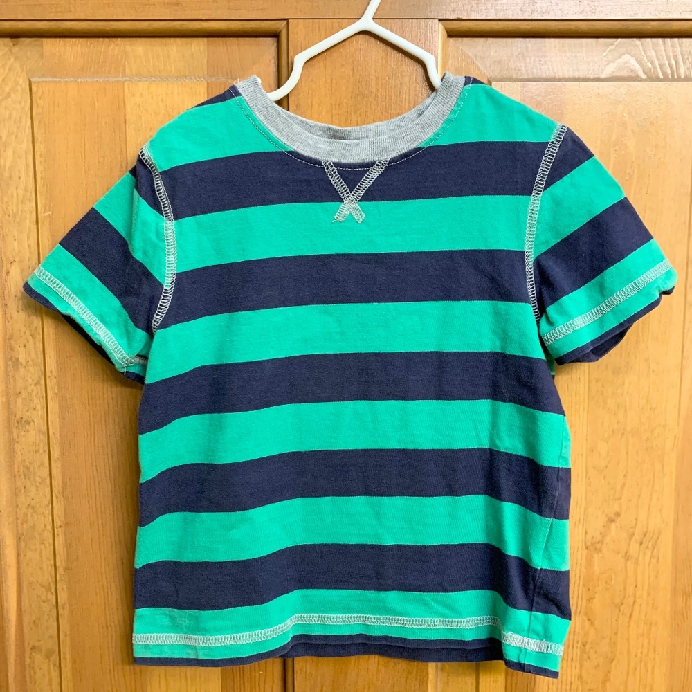 Hanna Andersson kid striped tee, size 4